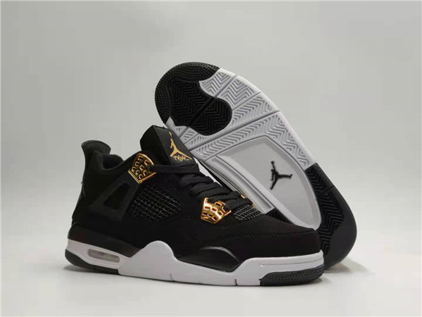 Men's Hot Sale Running weapon Air Jordan 4 Black Shoes 095 Men's Hot Sale Running weapon Air Jordan 4 Black Shoes 095